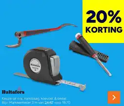 BOUWMAAT Hultafors Markeermeter 3 m aanbieding