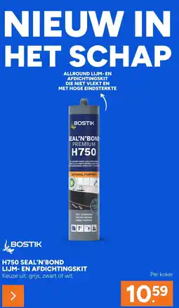 BOUWMAAT Bostik H750 Seal'n'Bond Premium aanbieding