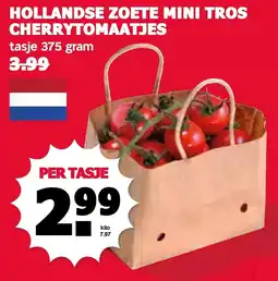 De Boerenschuur hollandse zoete mini tros cherrytomaatjes aanbieding