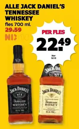 De Boerenschuur Jack Daniel's Tennessee Whiskey aanbieding