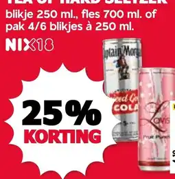 De Boerenschuur tea of hard seltzer aanbieding