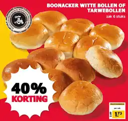 De Boerenschuur boonacker witte bollen of tarwebollen aanbieding