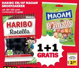 De Boerenschuur haribo en/of maoam snoepzakken aanbieding