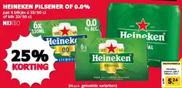 De Boerenschuur Heineken pilsener of 0.0% aanbieding
