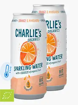 Flink Charlie's Organics Sparkling Mandarin 33cl 2x aanbieding