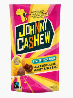 Flink Johnny Cashew Chocolate honey seasalt aanbieding