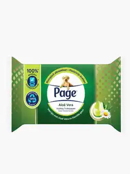 Flink Page Aloë vera vochtig toiletpapier 38st aanbieding