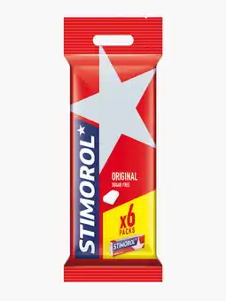 Flink Stimorol Original multipack sugarfree 6st aanbieding