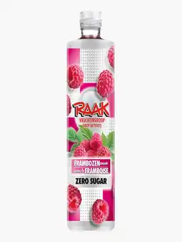 Flink Raak Vruchtensiroop frambozen zero sugar aanbieding