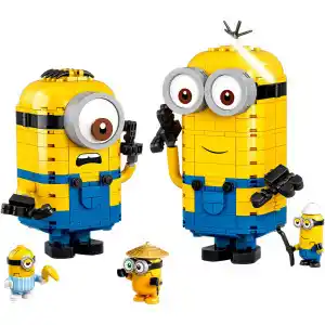 Alternate LEGO Minions - Minions-figuren van stenen en hun schuilplaats 75551 aanbieding