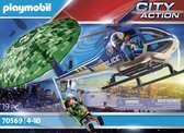 Bol.com PLAYMOBIL City Action Politiehelikopter: parachute-achtervolging - 70569 aanbieding