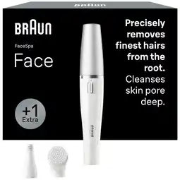 MediaMarkt Braun Facespa 810 Epilator Wit aanbieding