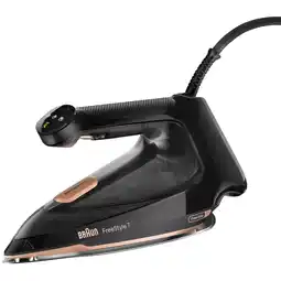 MediaMarkt Braun Fi7276bk Freestyle 7 Stoomstrijkijzer Zwart / Brons aanbieding