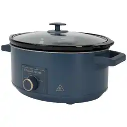 MediaMarkt Russell Hobbs 7l Soft Navy Slowcooker - 28780-56 aanbieding