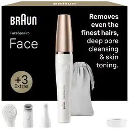 MediaMarkt Braun Facespa Pro 911 Epilator Wit aanbieding