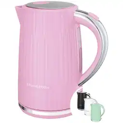MediaMarkt Russell Hobbs Eden 1.7 L Waterkoker Roze aanbieding