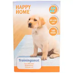 Pets Place Happy Home Trainingsmat - Zindelijkheid - 60x60 cm 100 stuks aanbieding