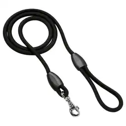 Pets Place Adori Looplijn Nylon Rond - Riem - Zwart 200x0,8 cm aanbieding