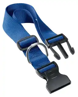 Pets Place Adori Klikhalsband Nylon - Halsband - Blauw 23-32x1,0 cm aanbieding