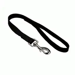 Pets Place Adori Looplijn Korthouder Nylon - Riem - 45x2,5 cm Zwart aanbieding