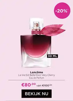 ICI Paris XL Lancôme La Vie Est Belle Elixir Very Cherry Eau de Parfum aanbieding