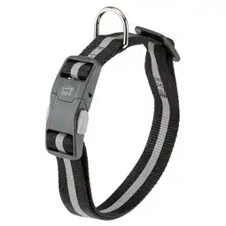 Pets Place Adori Klikhalsband Reflex - Halsband - Zwart&Reflecterend 45-70x2,5 cm aanbieding