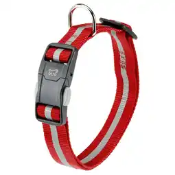 Pets Place Adori Klikhalsband Reflex - Halsband - Rood&Reflecterend 45-70x2,5 cm aanbieding