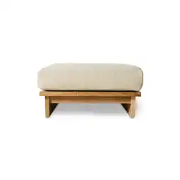 Wehkamp HKLIVING hocker outdoor teak (natural) aanbieding