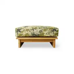 Wehkamp HKLIVING hocker outdoor teak (botanical) aanbieding