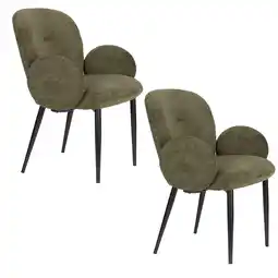 Wehkamp Housecraft Living eetkamerstoel (set van 2) Alaz aanbieding