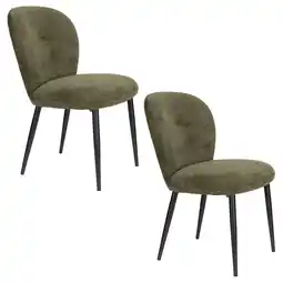 Wehkamp Housecraft Living eetkamerstoel (set van 2) Alaz aanbieding