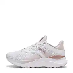 Wehkamp Puma Softride Mayve hardloopschoenen lichtgrijs/lichtroze aanbieding