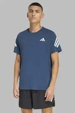 Wehkamp adidas Performance hardloopshirt donkerblauw aanbieding
