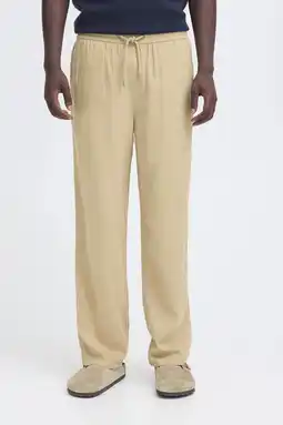 Wehkamp Blend BHMALVIN relaxed casual broek met linnen beige aanbieding