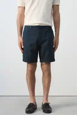 Wehkamp Mango Man slim fit denim short - marineblauw aanbieding