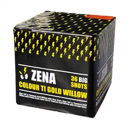 Zena Vuurwerk Zena Colour Ti Gold Willow 36sh (4) aanbieding