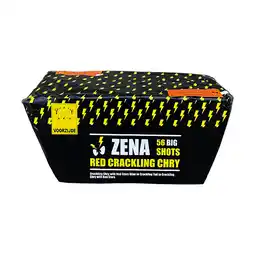 Zena Vuurwerk Zena Red Crackling Chry 56sh (4) aanbieding
