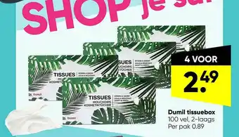 Big Bazar Dumil Tissuebox aanbieding