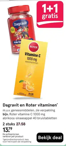 Etos Daggravit en Roter vitaminen aanbieding