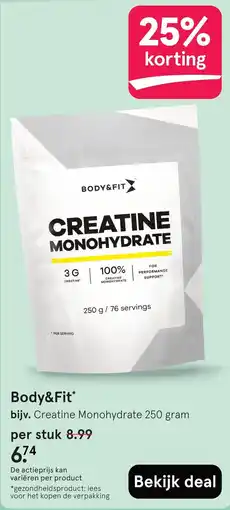Etos Body&Fit Creatine Monohydrate aanbieding