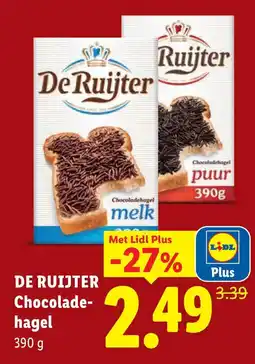 Lidl De Ruijter Chocolade-hagel aanbieding