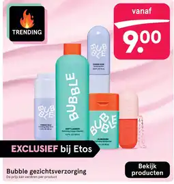 Etos Bubble gezichtsverzorging aanbieding