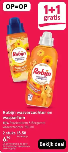 Etos Robijn wasverzachter en wasparfum aanbieding