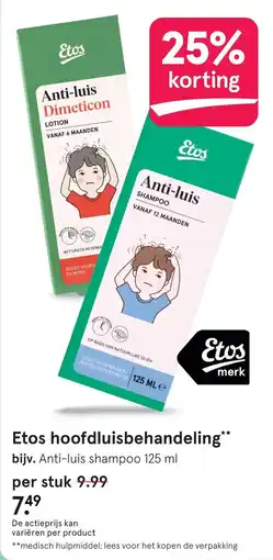 Etos Etos Anti-luis shampoo aanbieding