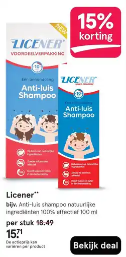 Etos Licener Anti-luis shampoo aanbieding