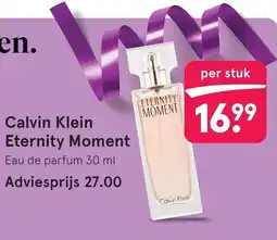 Etos Calvin Klein Eternity Moment aanbieding
