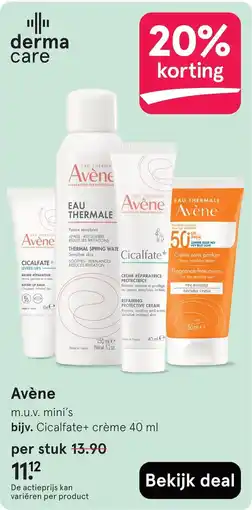 Etos Avène aanbieding