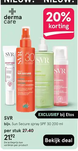 Etos SVR aanbieding