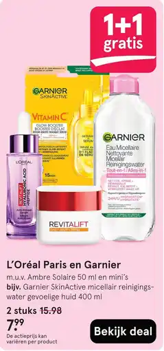 Etos L'Oréal Paris en Garnier aanbieding