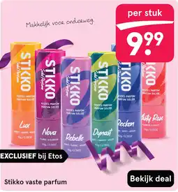 Etos Stikko vaste parfum aanbieding